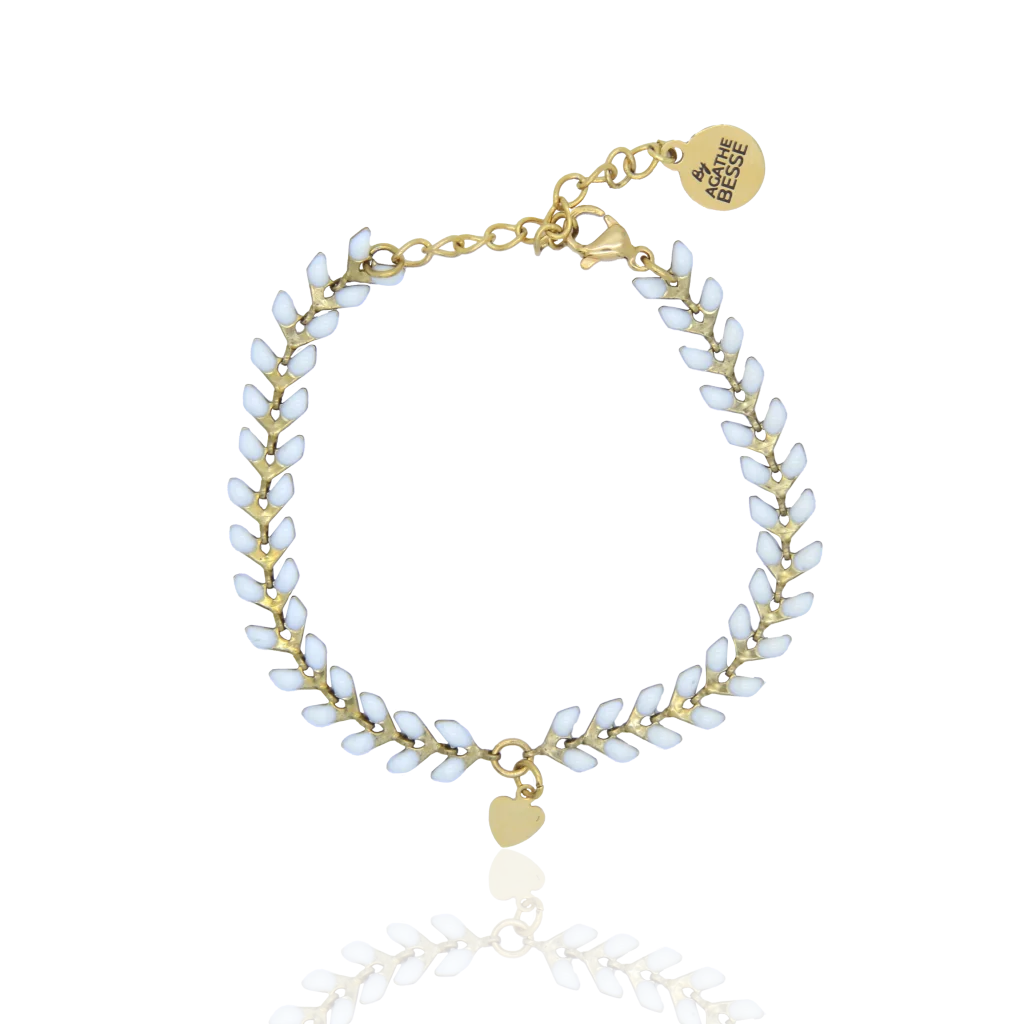 BRACELET LAURIER BLANC